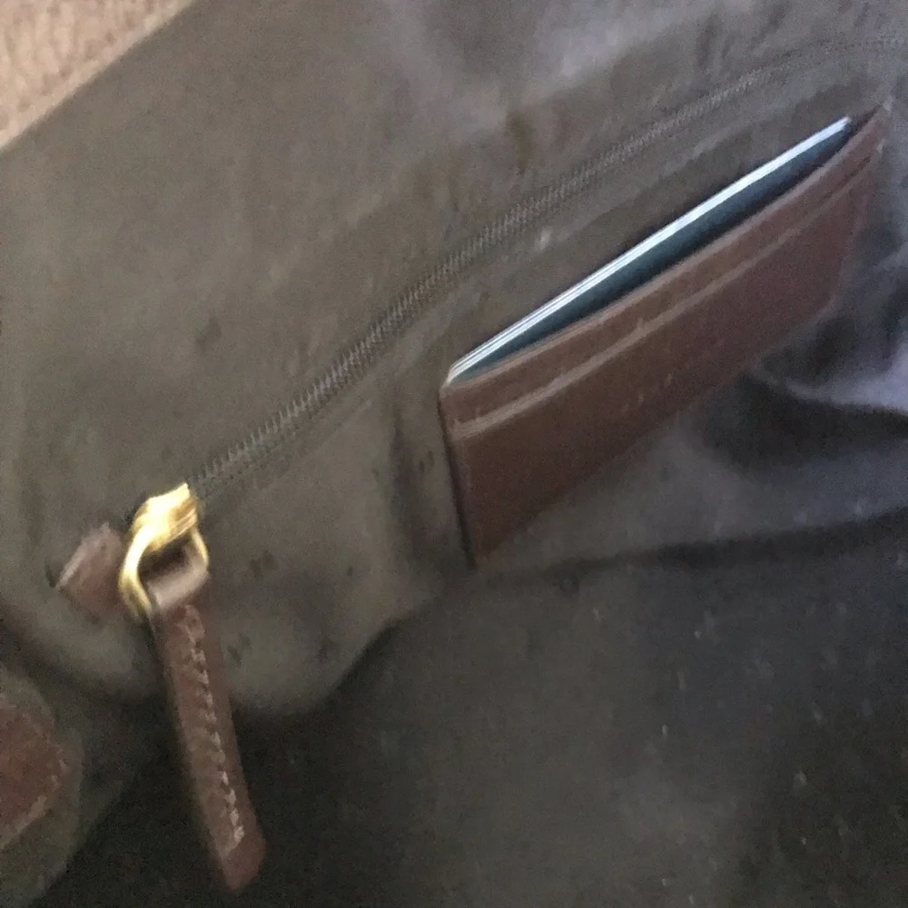 Classic Dark Chocolate Brown Leather RFID Large Satchel Quiet Luxury Preppy